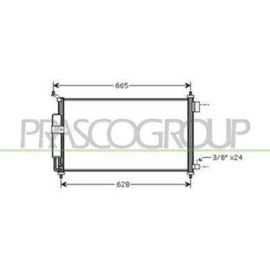 DS011C004_1.JPG Condensatore Per Nissan Micra K12 Dal 2003 Al 2005