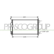 Condensatore Per Nissan Micra K12 Dal 2003 Al 2005