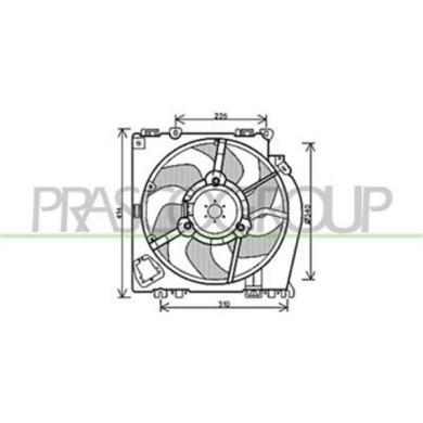 DS011F001_1.JPG Ventola Per Nissan Micra K12 Dal 2003 Al 2005