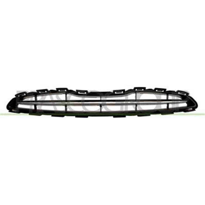 DS0142011_1.JPG Griglia Radiatore Grigia Con Modanatura Cromata Per Nissan Micra K13 Dal 2010 Al 2013