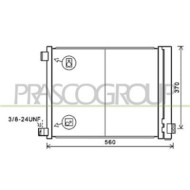 DS014C001_1.JPG Condensatore Per Nissan Micra K13 Dal 2010 Al 2013