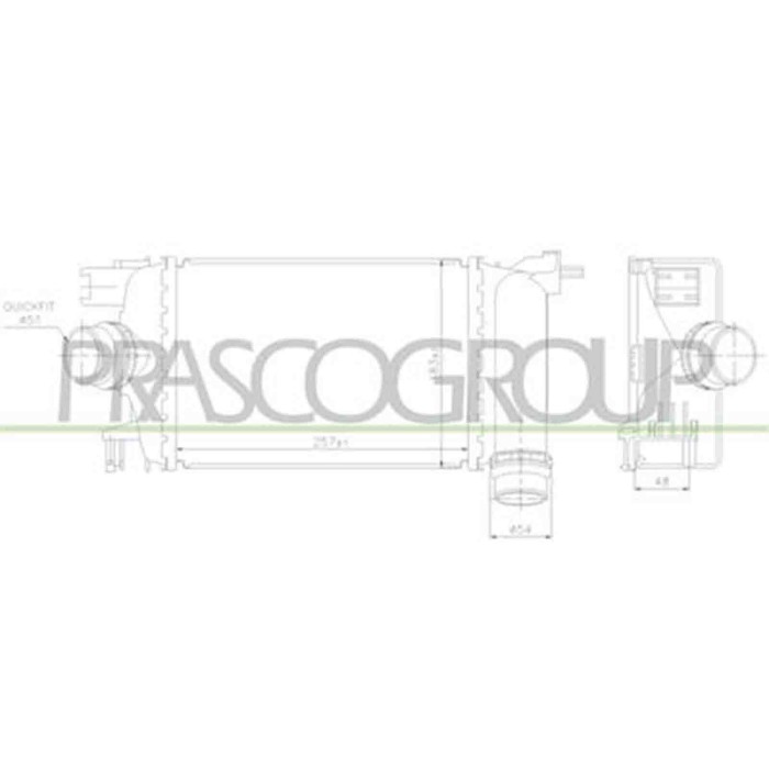 DS016N001_2.JPG Intercooler Per Nissan Micra K14 Dal 2017 Al 2019