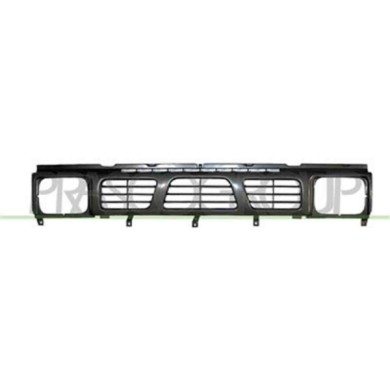 DS2712021_1.JPG Griglia Radiatore Nero Argento Per Nissan Terrano - Pathfinder - King Cab 2wd/4dw Dal 1986 Al 1997
