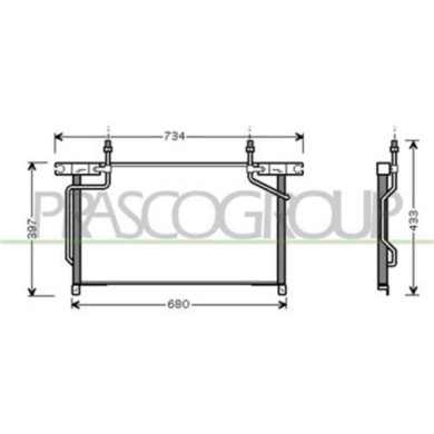 DS273C002_1.JPG Condensatore Per Nissan Terrano Ii Dal 1993 Al 1997