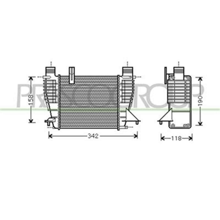 DS350N001_1.JPG Intercooler Per Nissan Note Dal 2006 Al 2008