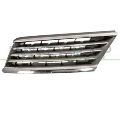 GUIDA_ALLA_SCELTA.JPG Griglia Radiatore Sinistra Cromata Per Nissan Tiida Dal 2005 Al 2007