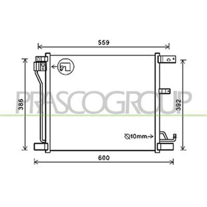 DS700C001_1.JPG Condensatore Per Nissan Juke Dal 2011 Al 2014