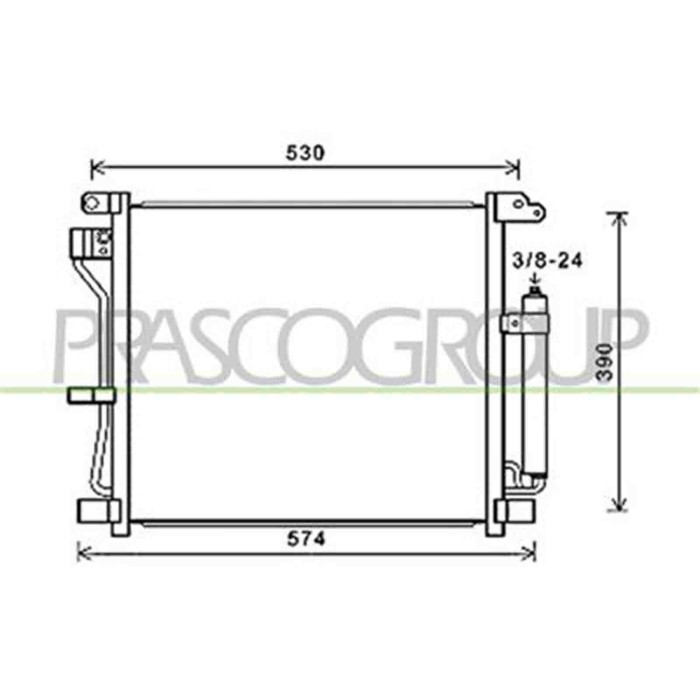 DS700C003_1.JPG Condensatore Per Nissan Juke Dal 2011 Al 2014