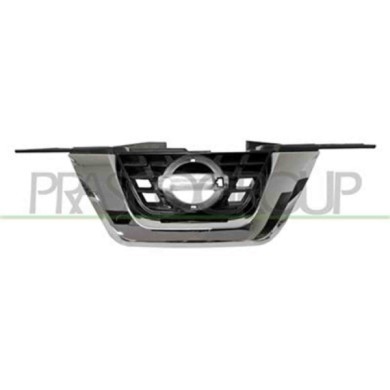 DS7022001_1.JPG Griglia Radiatore Nera Con Modanatura Cromata Per Nissan Juke Dal 2014 Al 2019