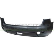 Paraurti Posteriore Nero Per Nissan Qashqai (j10) Dal 2006 Al 2010