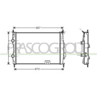 Radiatore Per Nissan Qashqai (j10) Dal 2006 Al 2010