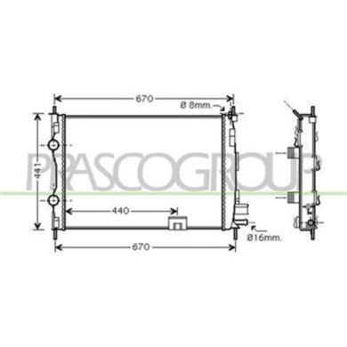 DS710R004_1.JPG Radiatore Per Nissan Qashqai (j10) Dal 2006 Al 2010