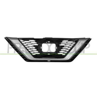 DS7132021_2.JPG Griglia Radiatore Nera Con Fori Pdc Per Nissan Qashqai (j11) Dal 2017 Al 2021