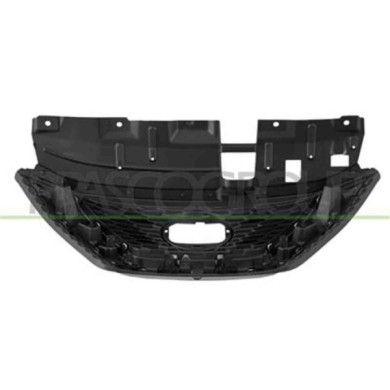 DS7132031_1.JPG Griglia Radiatore Nera Con Foro Telecamera Per Nissan Qashqai (j11) Dal 2017 Al 2021