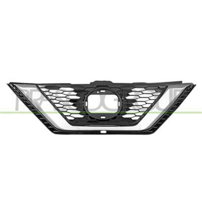 DS7132031_2.JPG Griglia Radiatore Nera Con Foro Telecamera Per Nissan Qashqai (j11) Dal 2017 Al 2021