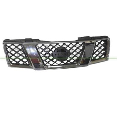 DS8142011_1.JPG Griglia Radiatore Cromata/nera Pathfinder Per Nissan Navara - Pathfinder (d40) Dal 2005 Al 2010