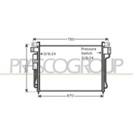 Condensatore Per Nissan Navara - Pathfinder (d40) Dal 2005 Al 2010