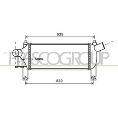 DS814N001_1.JPG Intercooler Per Nissan Navara - Pathfinder (d40) Dal 2005 Al 2010