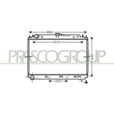 DS814R001_1.JPG Radiatore Per Nissan Navara - Pathfinder (d40) Dal 2005 Al 2010