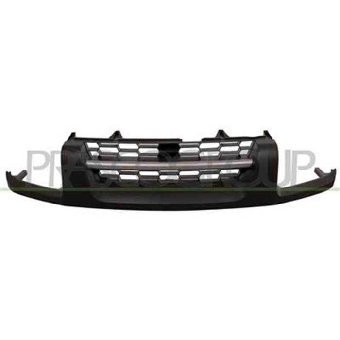 DS8202001_1.JPG Griglia Radiatore Nera Con Modanatura Cromata Per Nissan X-terra Dal 2002 Al 2004