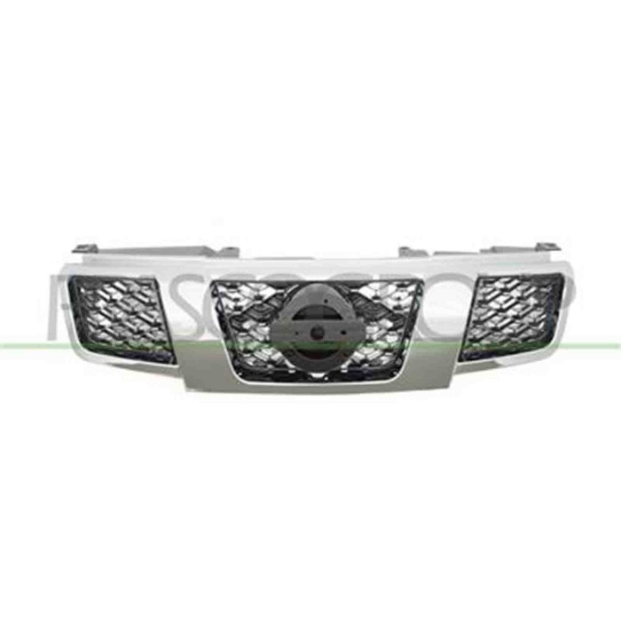 DS8342001_2.JPG Griglia Radiatore Nera Con Cornice Cromata Per Nissan X-trail Dal 2010 Al 2014