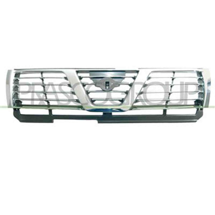 DS8622001_1.JPG Griglia Radiatore Cromata/nera Per Nissan Patrol Y61 Dal 2002 Al 2003