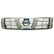 Griglia Radiatore Cromata/nera Per Nissan Patrol Y61 Dal 2003 Al 2005