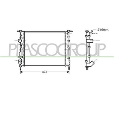 DS917R004_1.JPG Radiatore Per Nissan Kubistar Dal 2003 Al 2007