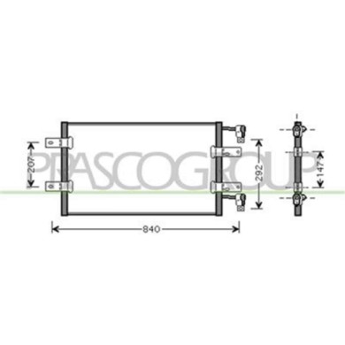 DS950C005_1.JPG Condensatore Per Nissan Primastar Dal 2001 Al 2007
