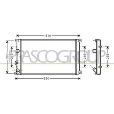 DS958R004_1.JPG Radiatore Per Nissan Interstar Dal 1999 Al 2003