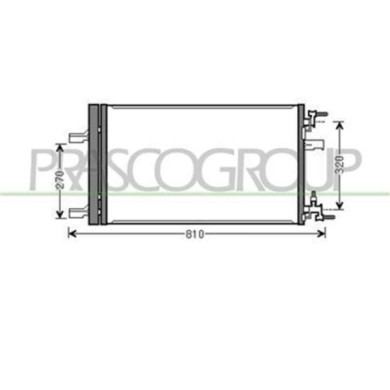 DW040C001_1.JPG Condensatore Per Chevrolet/daewoo Cruze Dal 2009 Al 2012