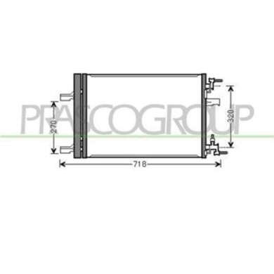 DW040C002_1.JPG Condensatore Per Chevrolet/daewoo Cruze Dal 2009 Al 2012