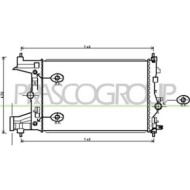 Radiatore Per Chevrolet/daewoo Cruze Dal 2009 Al 2012