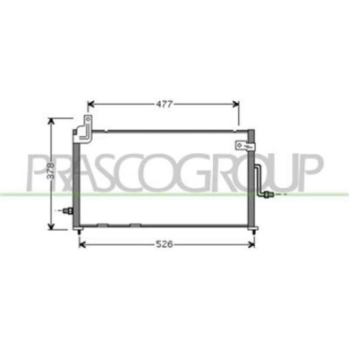 DW322C001_1.JPG Condensatore Per Chevrolet/daewoo Matiz Dal 2001 Al 2004