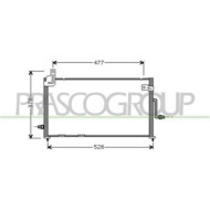 DW322C001_1.JPG Condensatore Per Chevrolet/daewoo Matiz Dal 2001 Al 2004