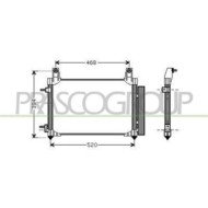 Condensatore Per Chevrolet/daewoo Matiz Dal 2005 Al 2007
