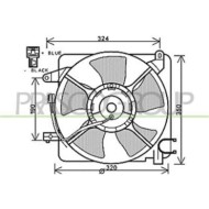 DW324F001_1.JPG Ventola Per Chevrolet/daewoo Matiz Dal 2005 Al 2007