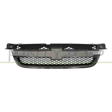 DW3272001_1.JPG Griglia Radiatore Nera Con Modanatura Cromata Per Chevrolet/daewoo Aveo Dal 2007 Al 2010