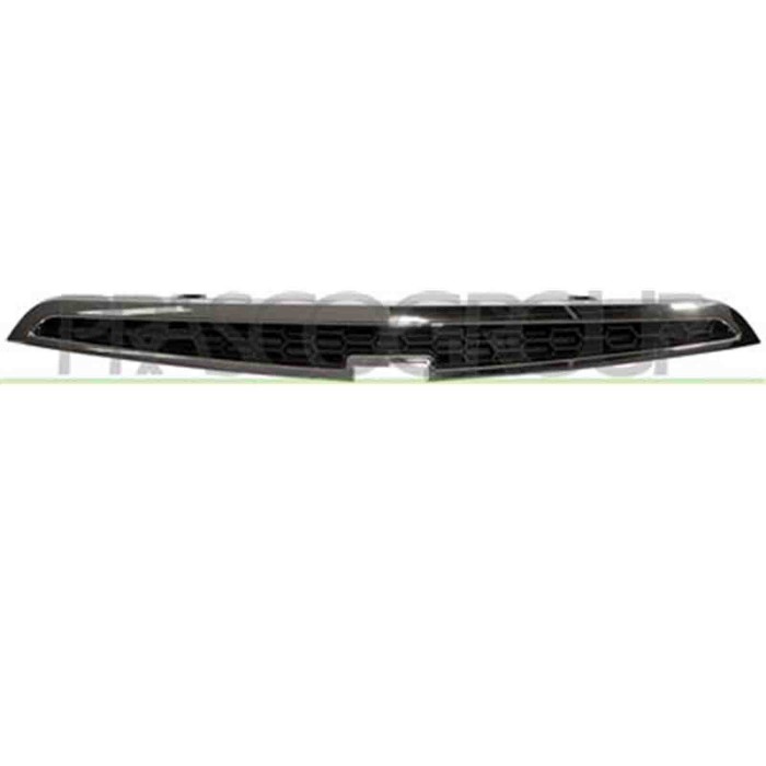 DW3402001_1.JPG Griglia Radiatore Centrale Superiore Con Bordo Cromato Per Chevrolet/daewoo Spark Dal 2009 Al 2012