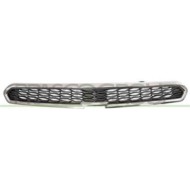 Griglia Radiatore Superiore Nera Con Modanatura Cromata Per Chevrolet/daewoo Spark Dal 2013 Al 2015