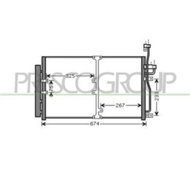 DW720C001_1.JPG Condensatore Per Chevrolet/daewoo Captiva Dal 2006 Al 2010