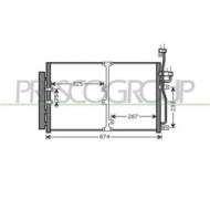 Condensatore Per Chevrolet/daewoo Captiva Dal 2006 Al 2010