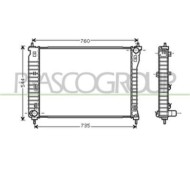 Radiatore Per Chevrolet/daewoo Captiva Dal 2011 Al 2015