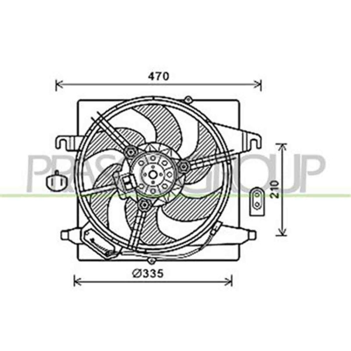 FD006F003_1.JPG Ventola Per Ford Ka Dal 1996 Al 2002