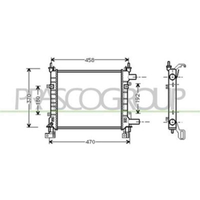 FD006R002_1.JPG Radiatore Per Ford Ka Dal 1996 Al 2002