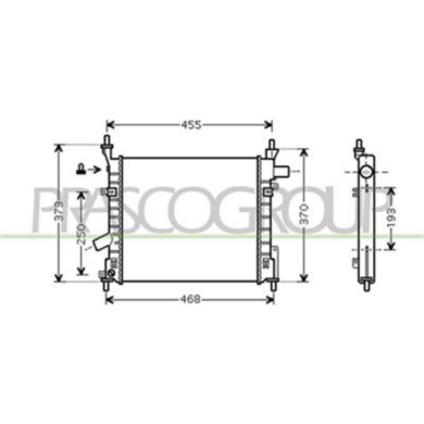 FD007R002_1.JPG Radiatore Per Ford Ka Dal 2003 Al 2007