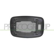 Piastra Specchio Sinistra Convessa Cromata Per Ford Escort Mk Vi Dal 1995 Al 1998
