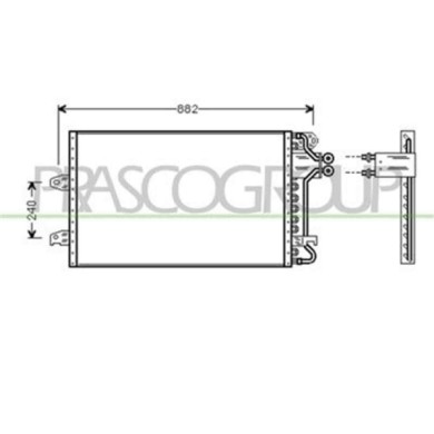 FD076C003_1.JPG Condensatore Per Ford Galaxy Dal 1995 Al 2000