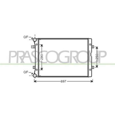 FD078R004_1.JPG Radiatore Per Ford Galaxy Dal 2000 Al 2005