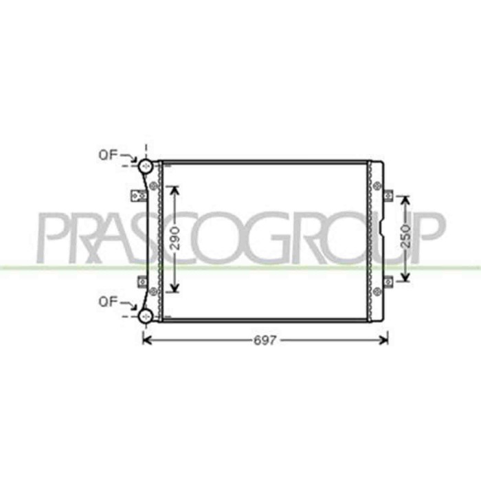 FD078R004_1.JPG Radiatore Per Ford Galaxy Dal 2000 Al 2005